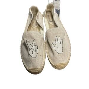 Soludos x Madewell Hand Jive Platform Espadrilles Women's Size 9